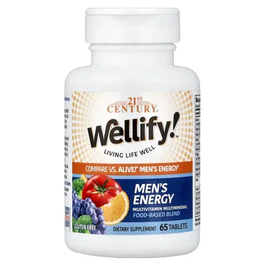 Фото товара: Мультивитамины 21st Century Wellify! Men's Energy Multimineral, 65 таблеток