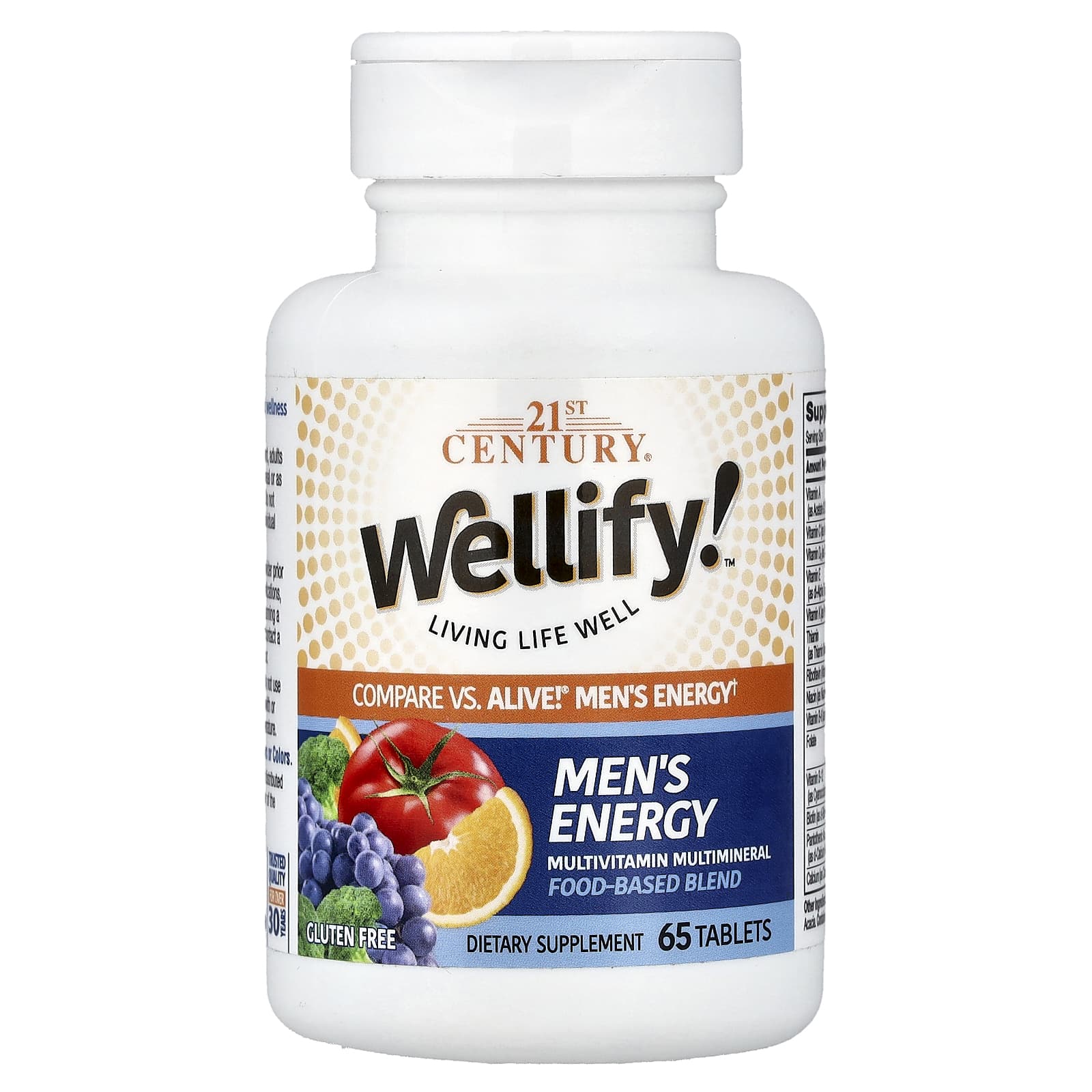 Мультивитамины 21st Century Wellify! Men's Energy Multimineral, 65 таблеток — фото 5