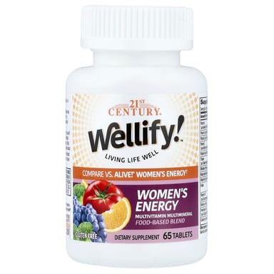 Мультивитамины 21st Century Wellify!™ Women's Energy Multimineral, 65 таблеток