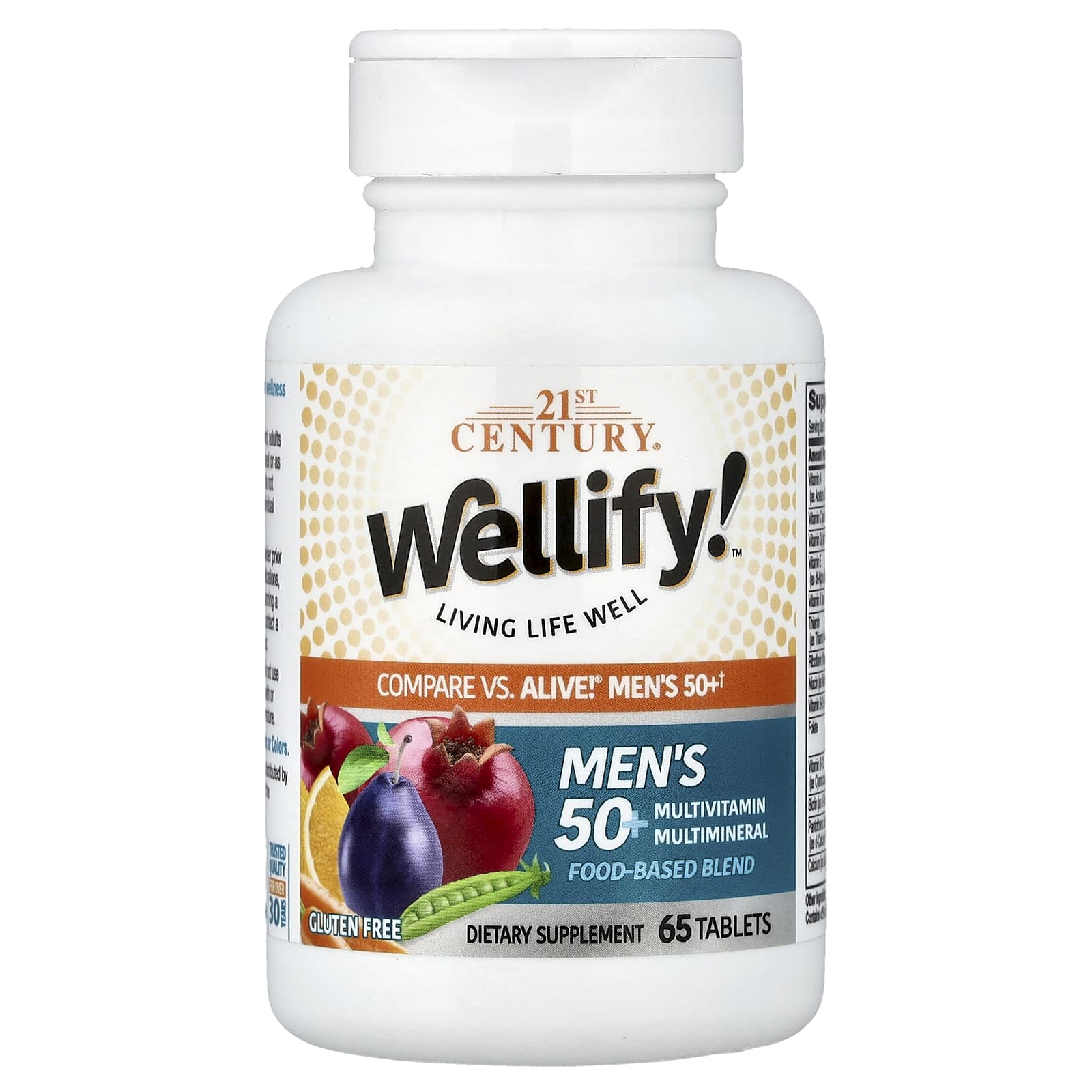 Мультивитамины 21st Century Wellify™ Men's 50+ Multimineral, 65 таблеток — фото 5