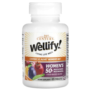 Мультивитамины 21st Century Wellify! Women's 50+ Multimineral, 65 таблеток