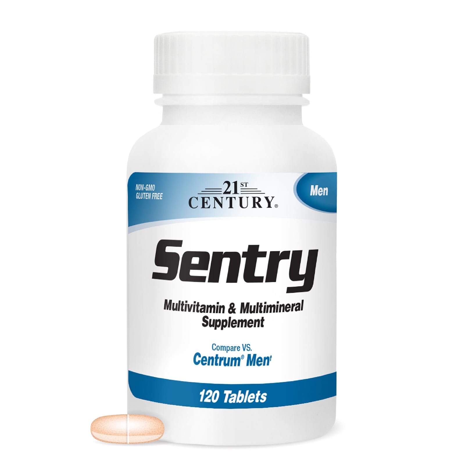 Мультивитамины 21st Century Sentry Men & Multimineral Supplement, 120 таблеток — фото 3