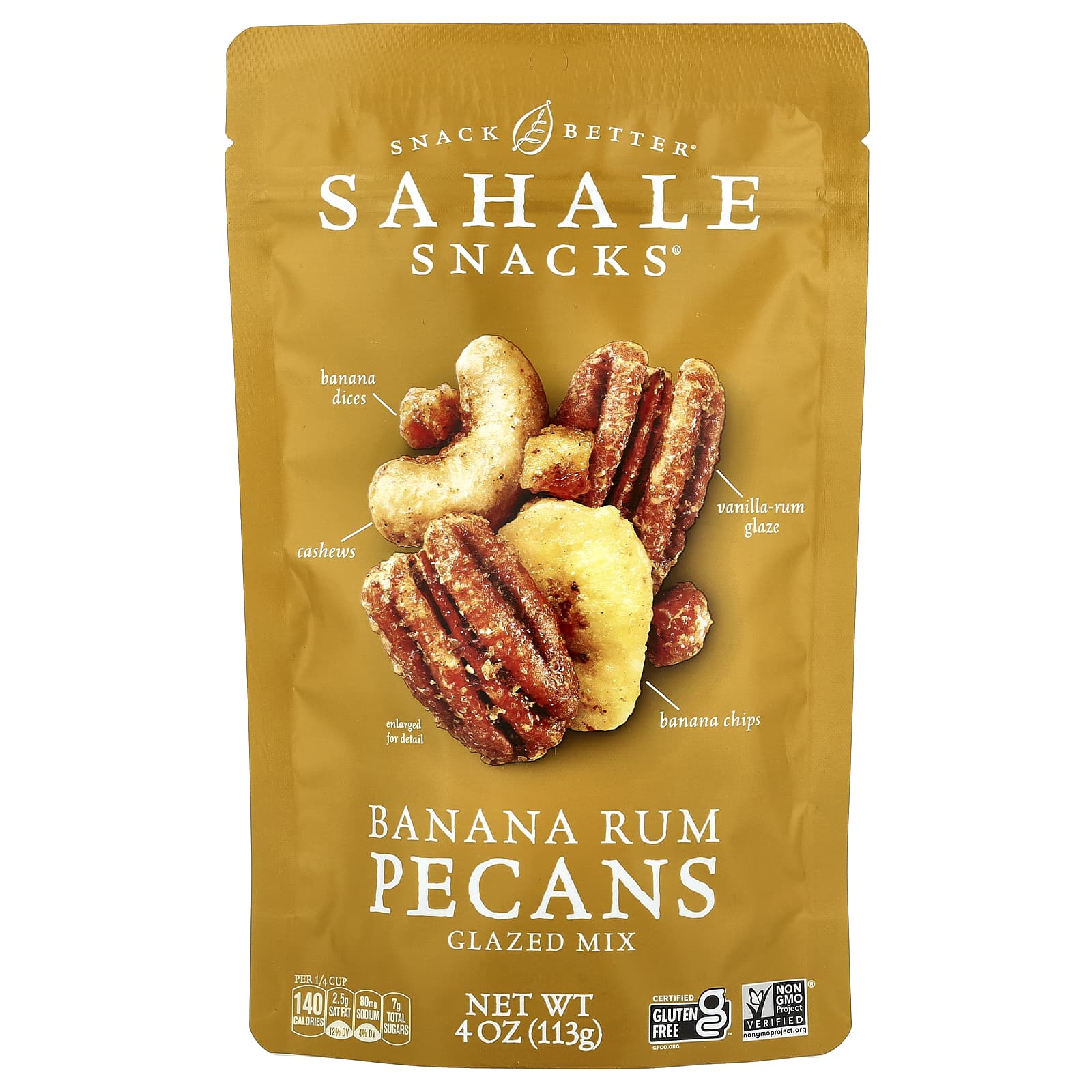 Пекан в глазури Sahale Snacks Glazed Mix, 113 г