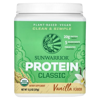 Протеин Sunwarrior Classic, вкус Vanilla, 375 г