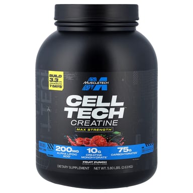 Креатин MuscleTech Cell-Tech™, вкус Fruit Punch, 2.63 кг