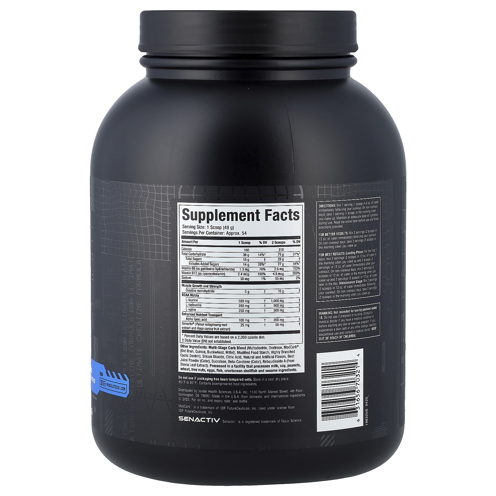 Креатин MuscleTech Cell-Tech™, вкус Fruit Punch, 2.63 кг — фото 2