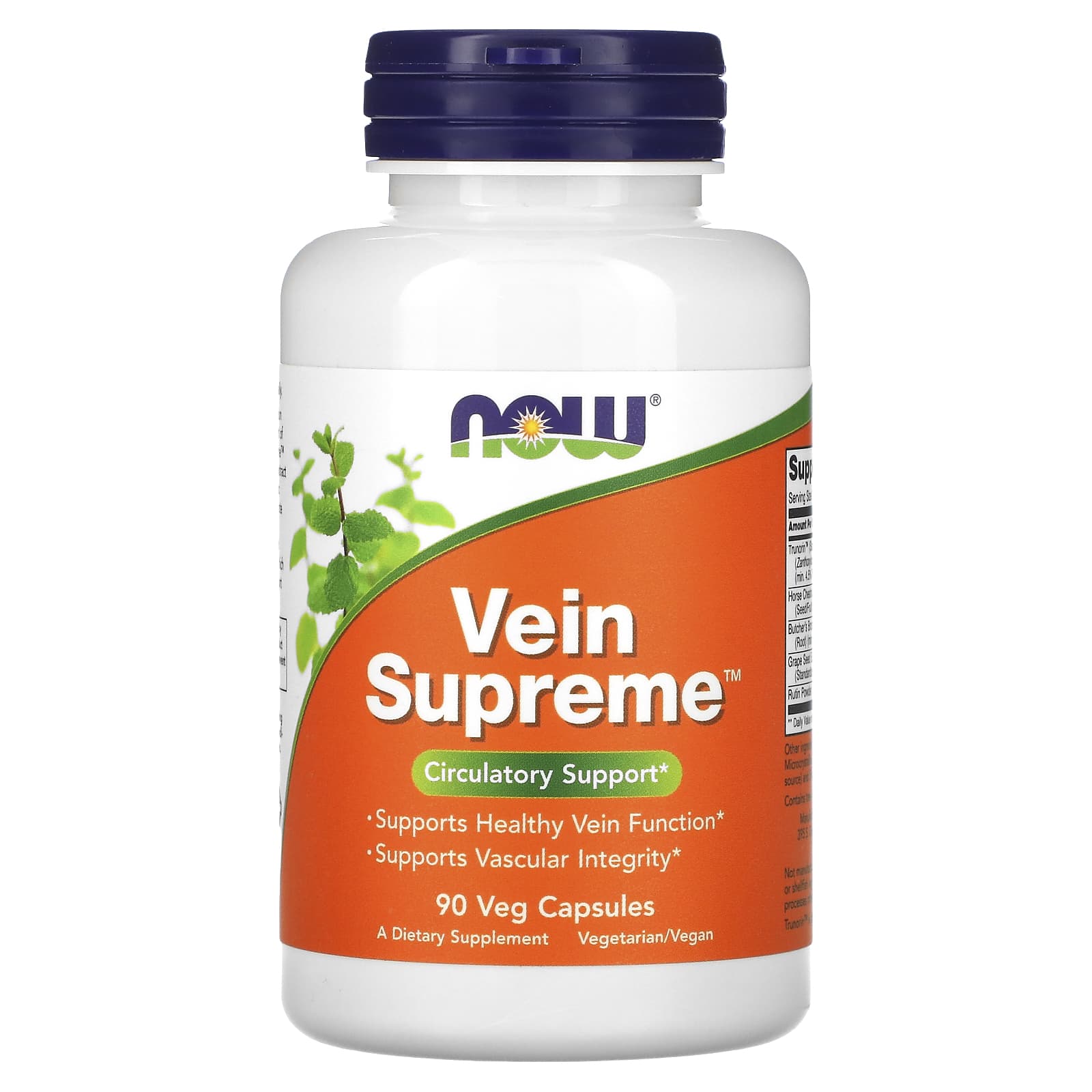 Комплекс для вен Vein Supreme NOW Foods, 90 растительных капсул