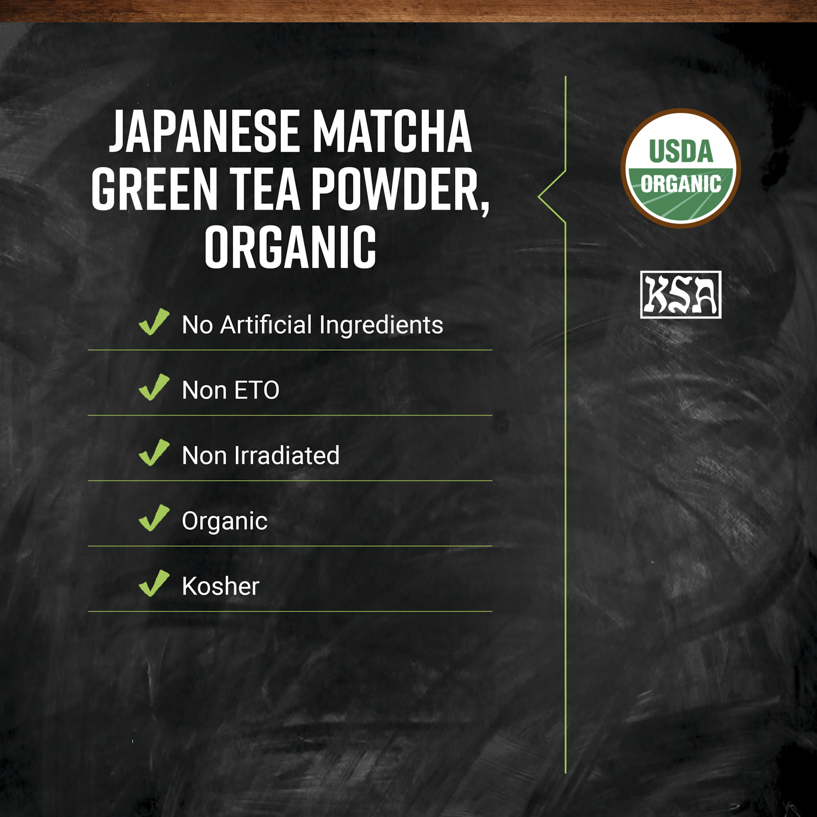 Зеленый чай Frontier Co-op Organic Japanese Matcha Powder, 453 г, порошок — фото 3