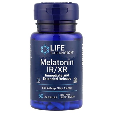 Мелатонин Life Extension IR/XR, 1.5 мг, 60 капсул