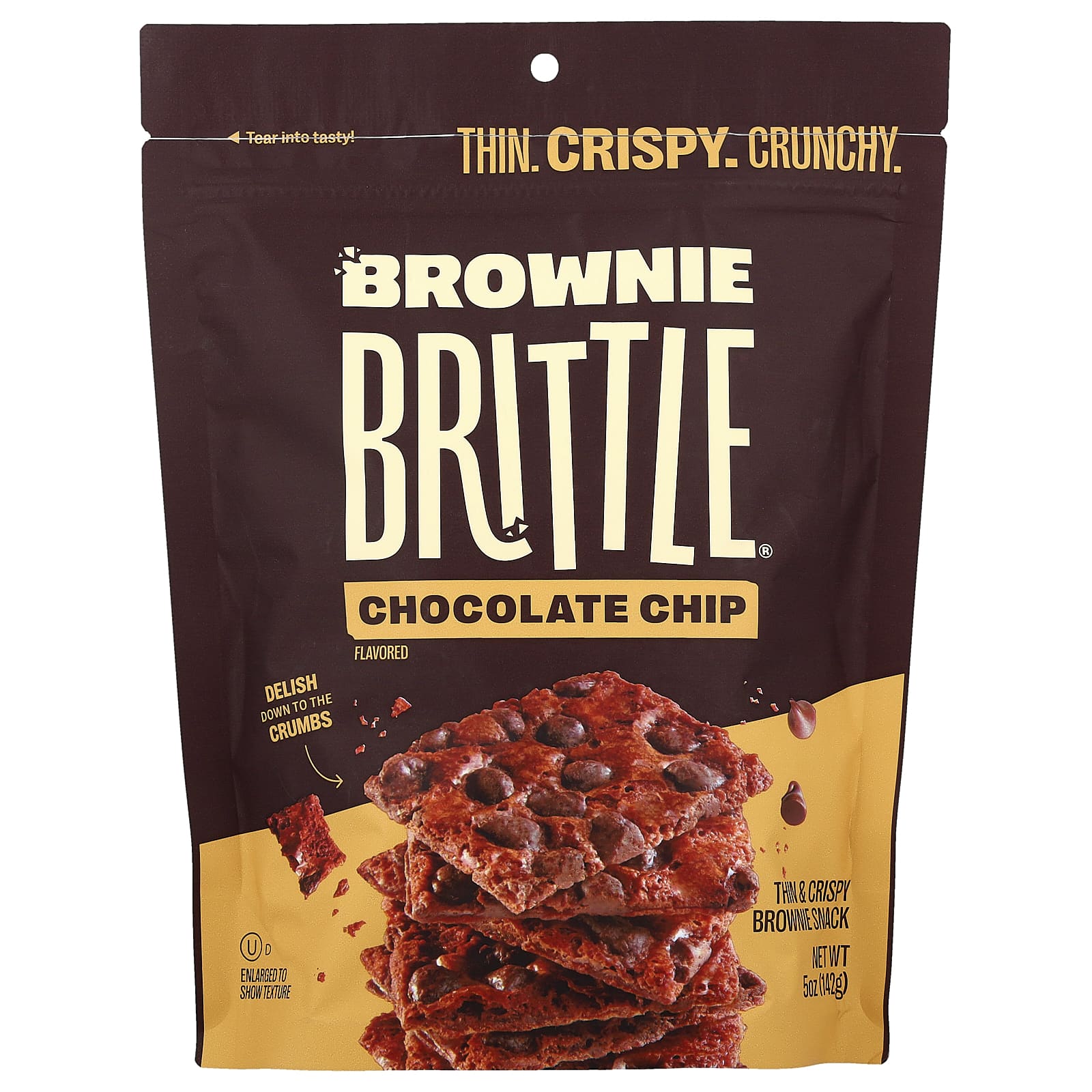 Шоколад Sheila G's Brownie Brittle®, вкус Chocolate Chip, 142 г