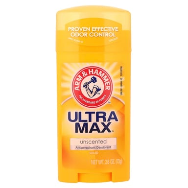 Антиперспирант Arm & Hammer UltraMax™ Solid Deodorant, без отдушки, 73 г