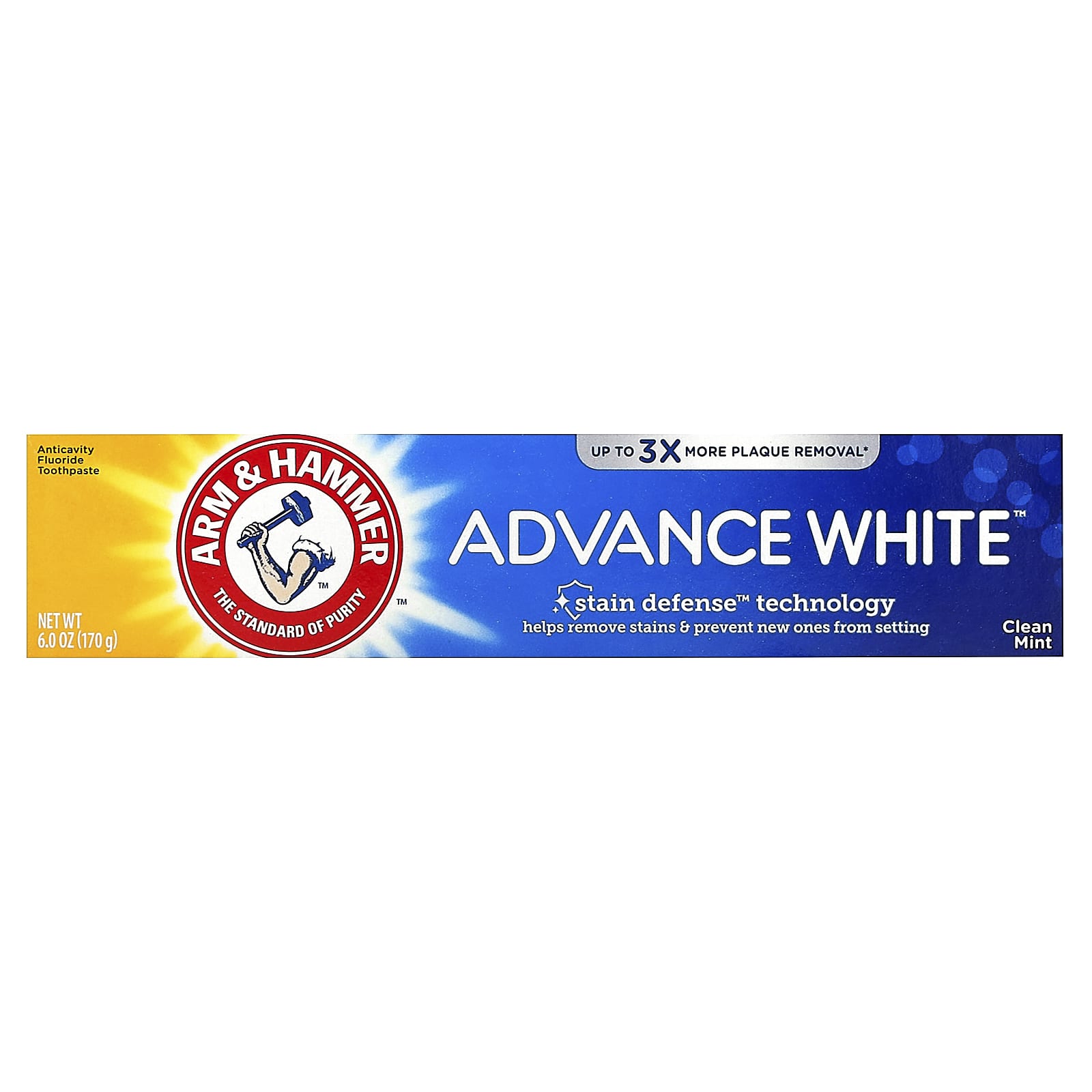 Зубная паста Arm & Hammer Advance White™ Anticavity Fluoride Clean Mint, 170 г