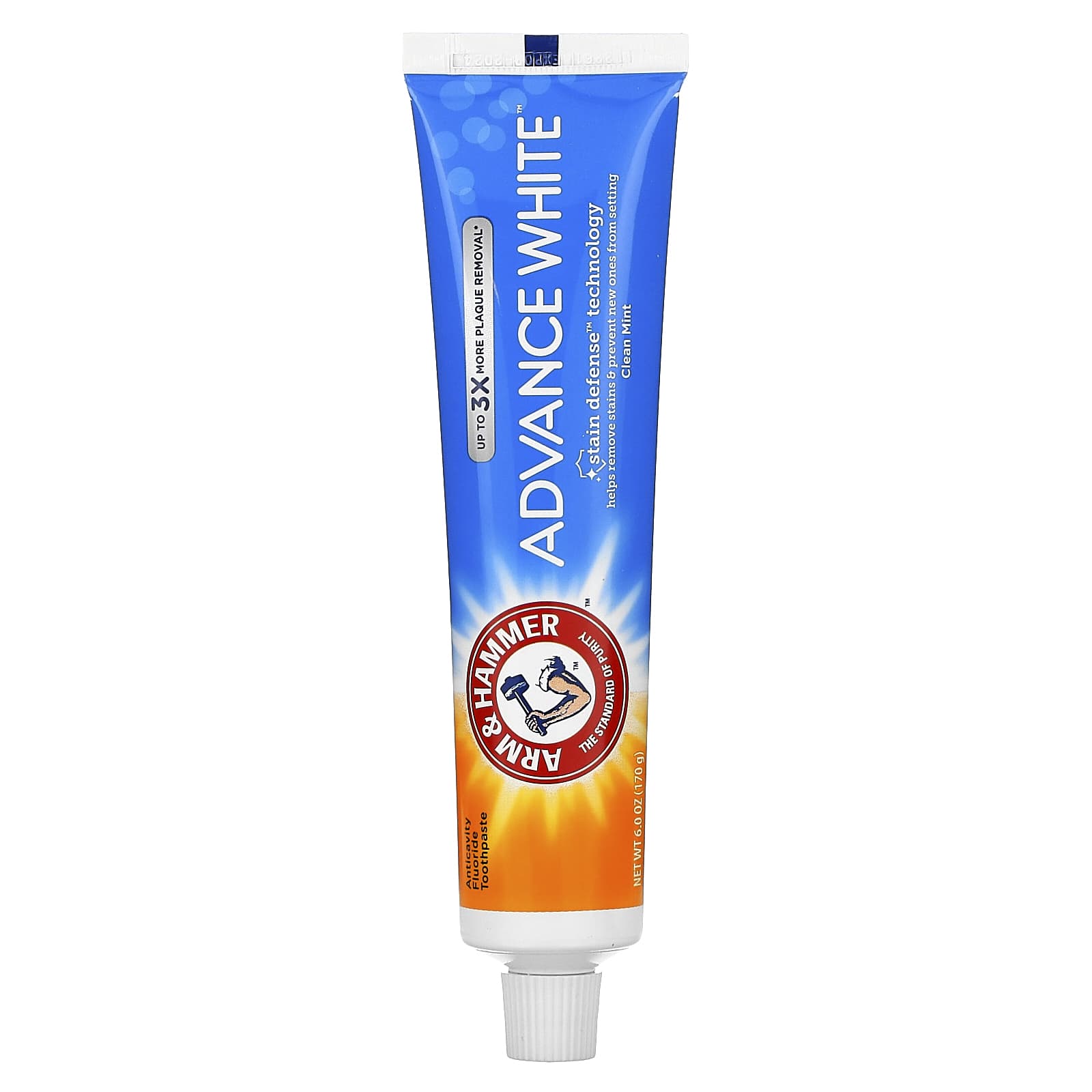 Зубная паста Arm & Hammer Advance White™ Anticavity Fluoride Clean Mint, 170 г — фото 3