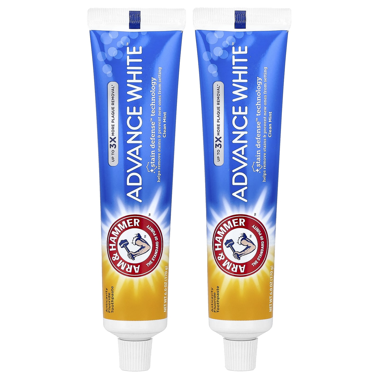 Зубная паста Arm & Hammer Advance White™ Anticavity Fluoride Clean Mint Twin Pack, 170 г