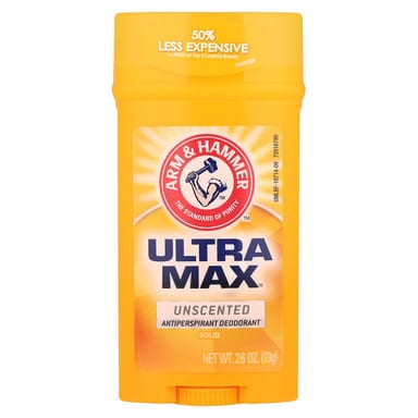 Антиперспирант Arm & Hammer Ultra Max™ Deodorant Solid, без отдушки, 73 г