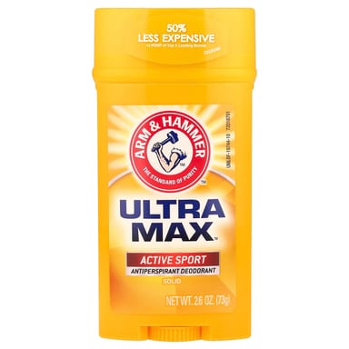 Антиперспирант Arm & Hammer Ultra Max™ Deodorant Solid Active Sport, 73 г