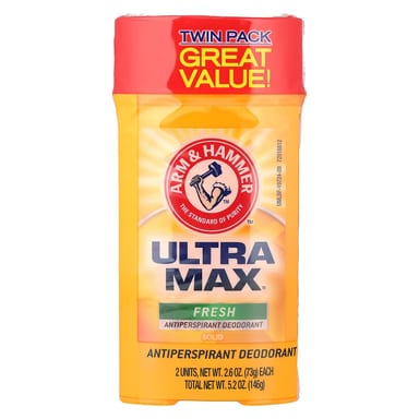 Антиперспирант Arm & Hammer UltraMax™ Solid Deodorant, оттенок Fresh, 73 г, набор из 2 шт.
