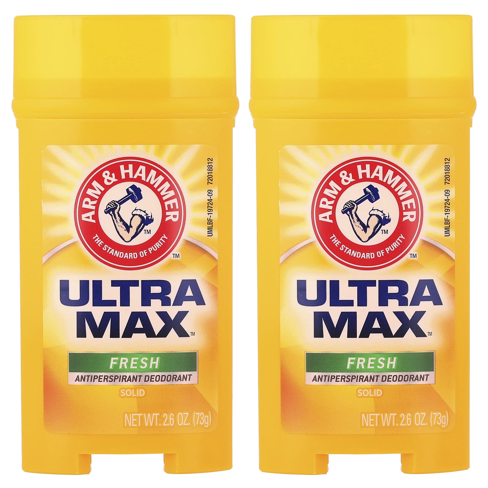 Антиперспирант Arm & Hammer UltraMax™ Solid Deodorant, оттенок Fresh, 73 г, набор из 2 шт. — фото 3