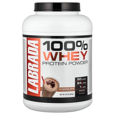 Протеиновый порошок Labrada Nutrition 100% Whey, вкус Chocolate, 1875 г, 4.
