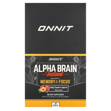 Фото товара: Когнитивный комплекс Onnit, 30 пакетиков, персиковый вкус