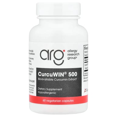 Куркумин Allergy Research Group, 500 мг, 60 вегетарианских капсул