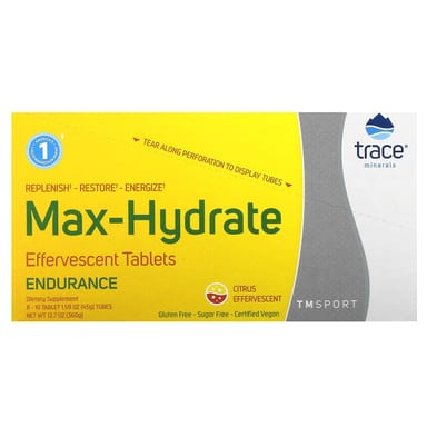 Эффервесцентные таблетки TM Sport, Max-Hydrate, Цитрус, 8 туб, 10 таблеток каждая
