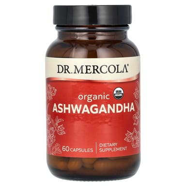 Ашваганда Dr. Mercola Organic, 400 мг, 60 капсул
