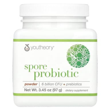 Пробиотик Youtheory Spore Powder, 6 млрд КОЕ, 97 г, порошок