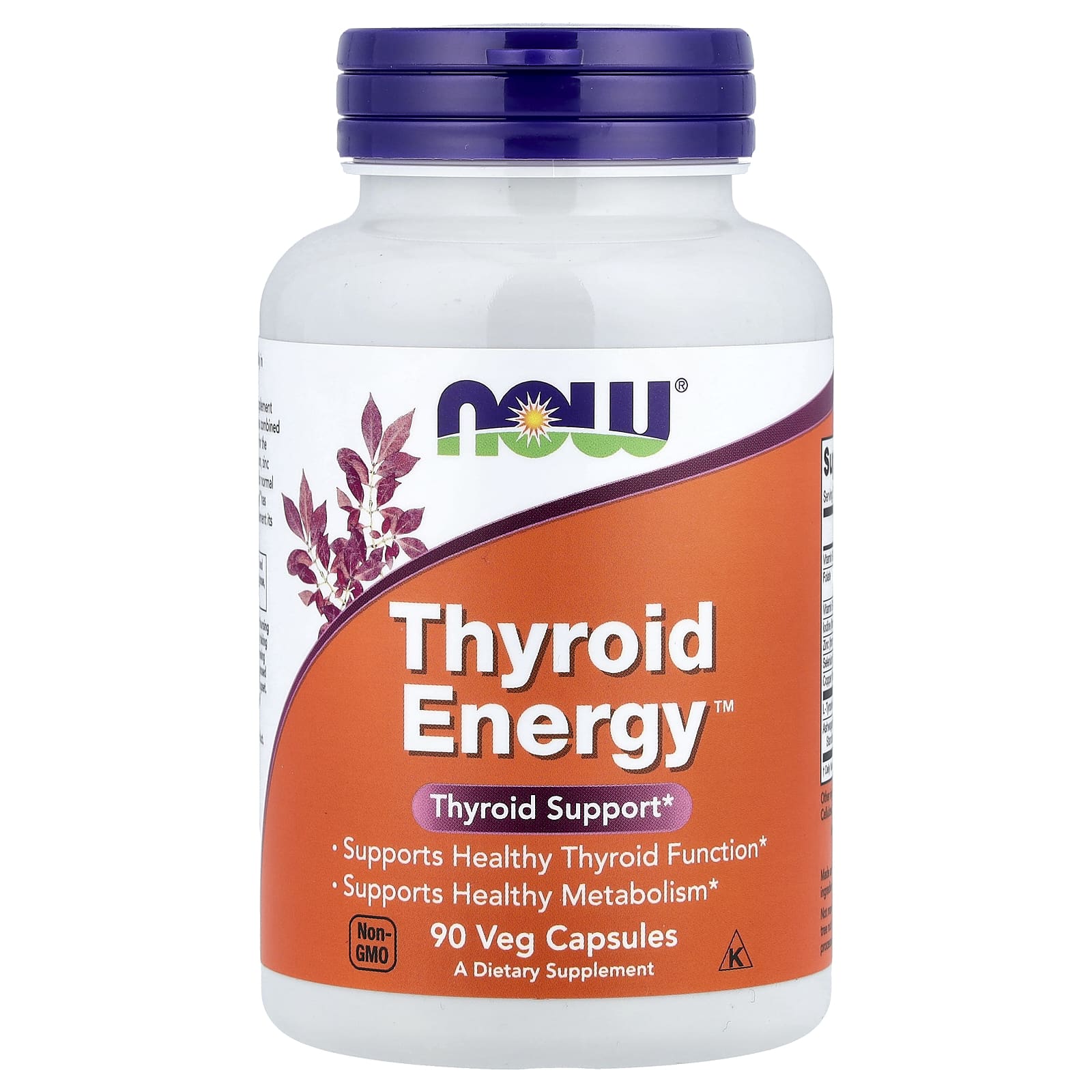 Комплекс Thyroid Energy NOW Foods™, 90 растительных капсул
