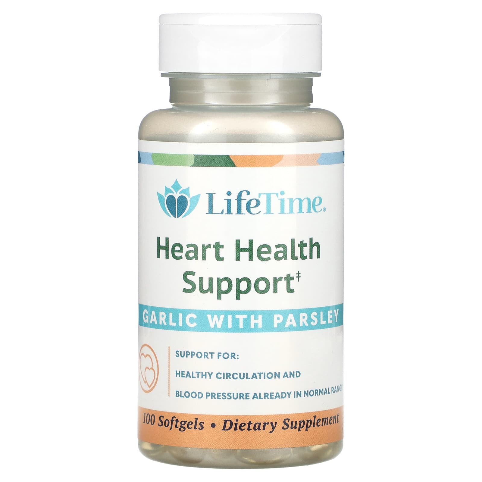 Поддержка здоровья сердца LifeTime Vitamins, 100 мягких капсул
