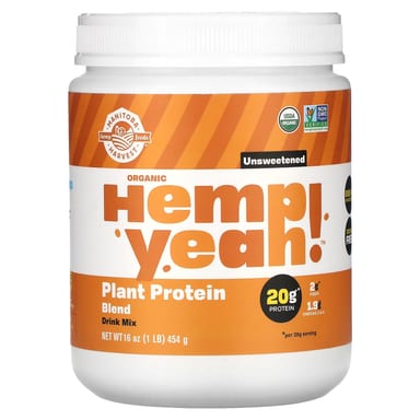 Растительный протеин Manitoba Harvest Organic Hemp Yeah! Blend Unsweetened, 454 г