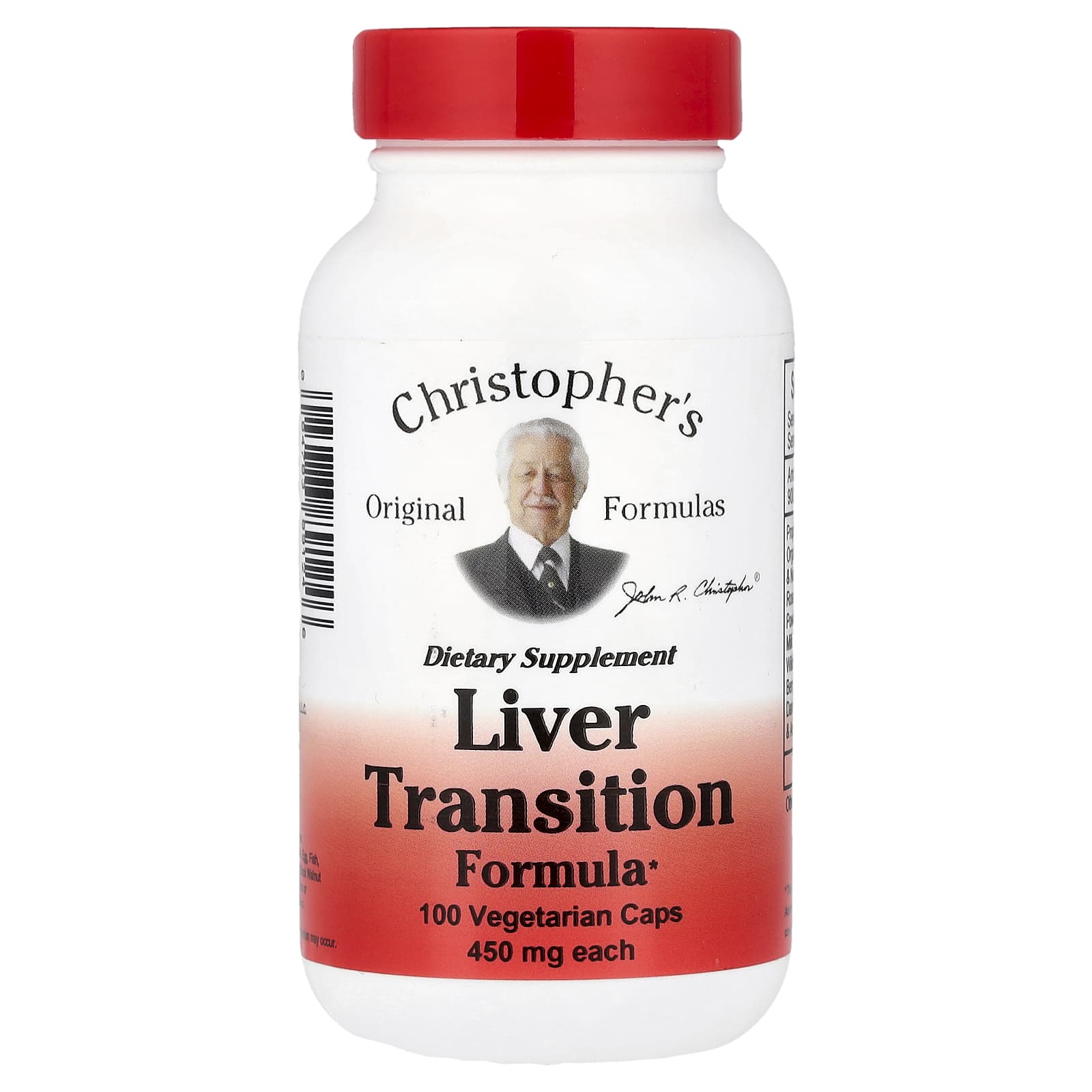 Комплекс Christopher's Original Formulas Liver Transition, оттенок 100 Vegetarian Caps