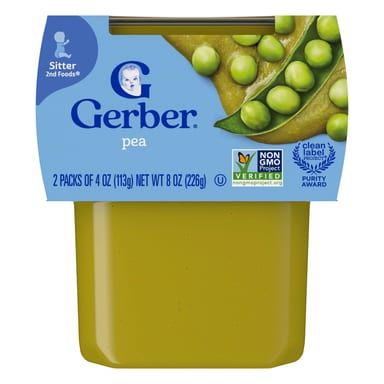 Пюре для детей Gerber, 2 упаковки по 113 г