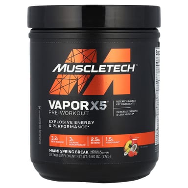 Предтренировочный комплекс MuscleTech VaporX5® Miami Spring Break, 272 г