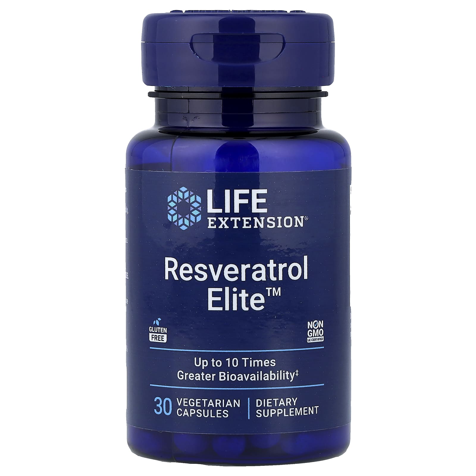 Ресвератрол Life Extension Elite™, 30 растительных капсул