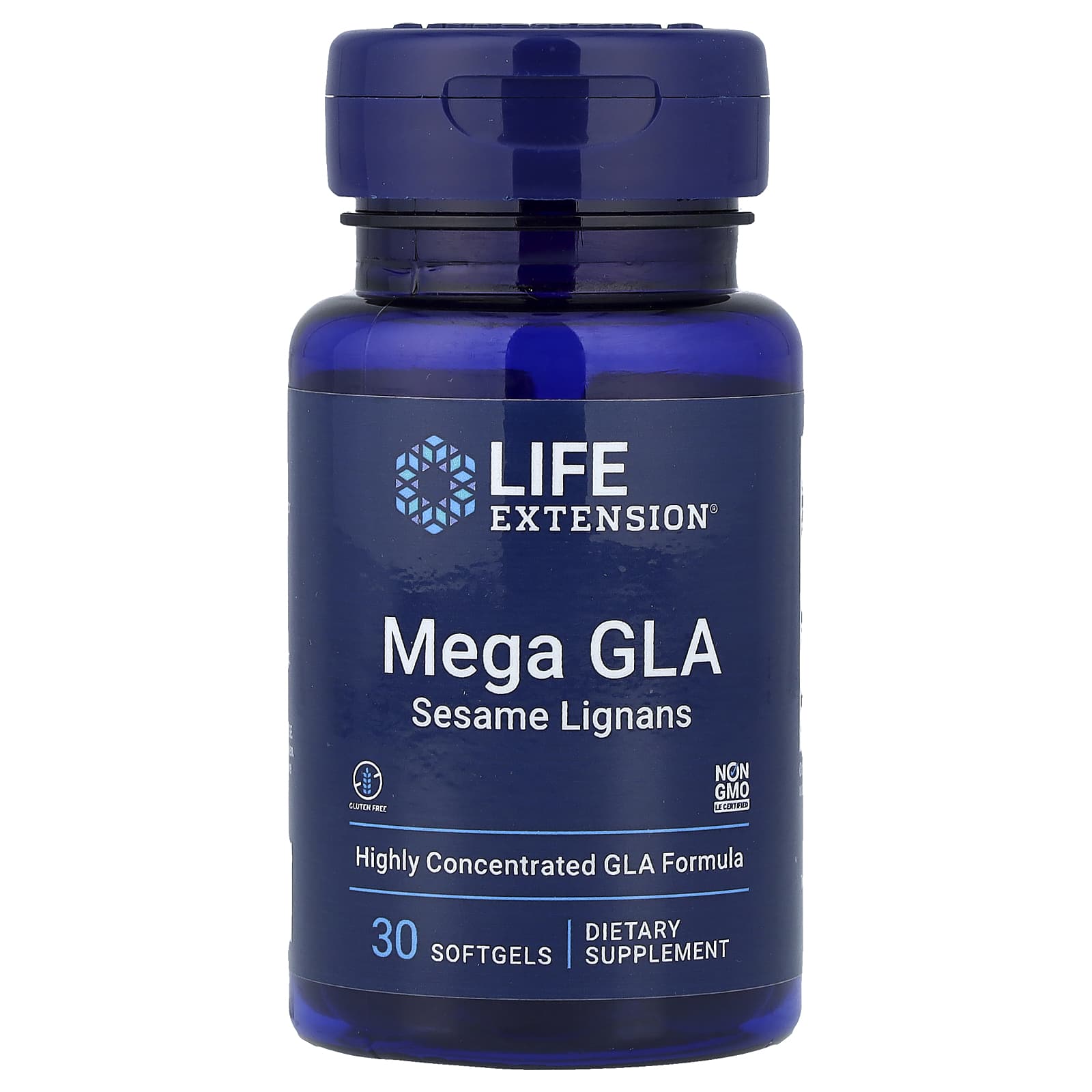 Мега ГЛА Life Extension, 30 мягких капсул