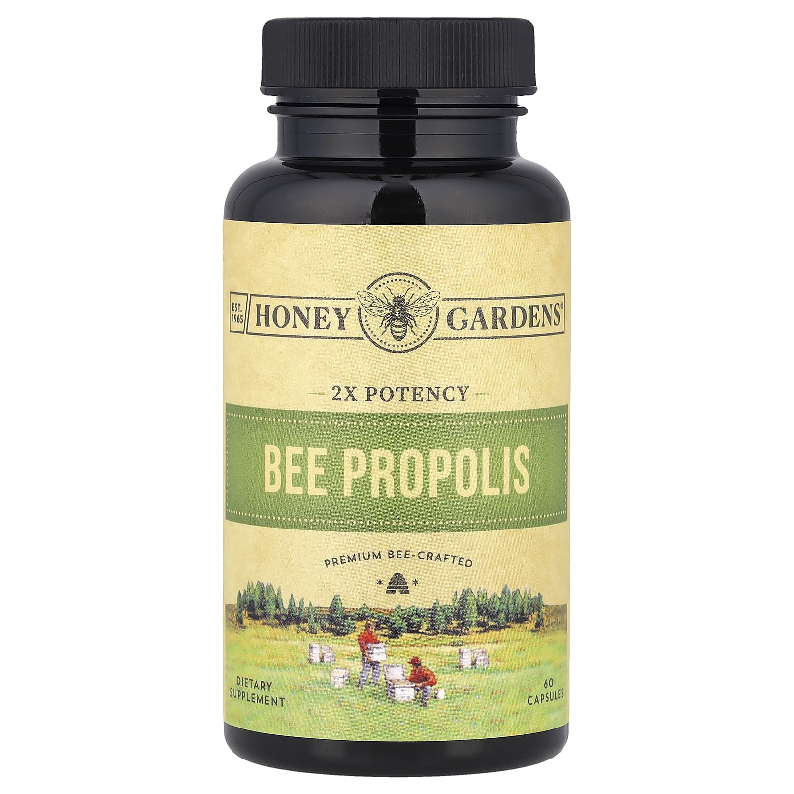 Прополис Zand Bee 2x Potency, 400 мг, 60 капсул