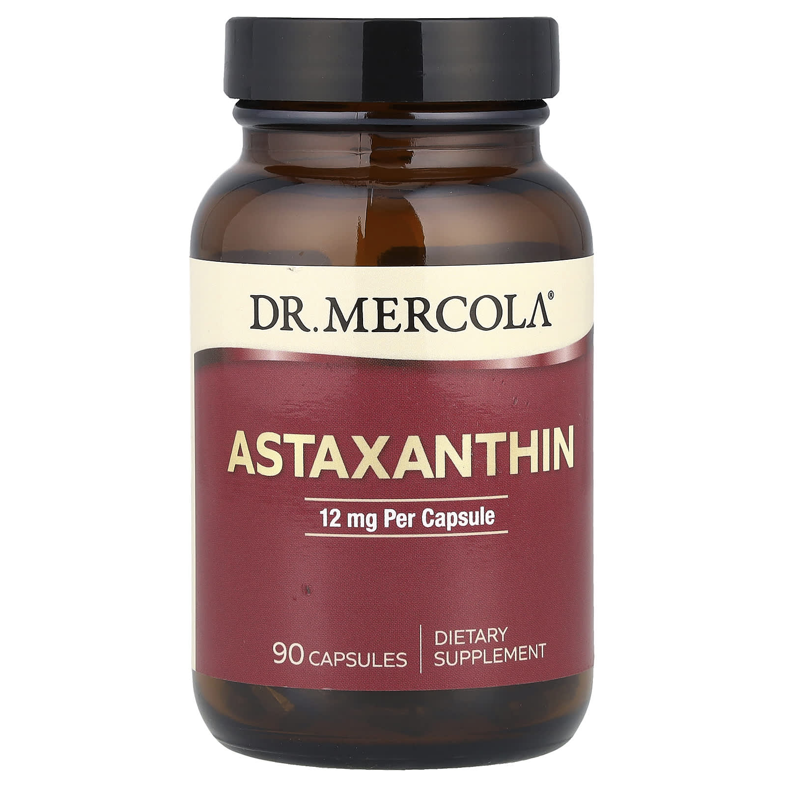 Астаксантин Dr. Mercola, 12 мг, 90 капсул