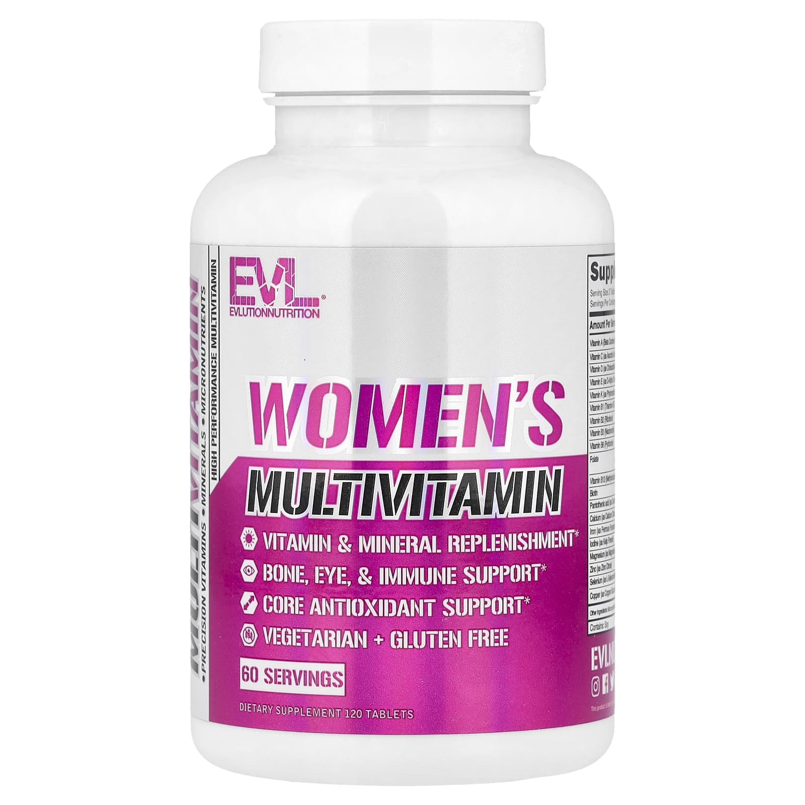 Мультивитамины EVLution Nutrition Women's, 120 таблеток — фото 4