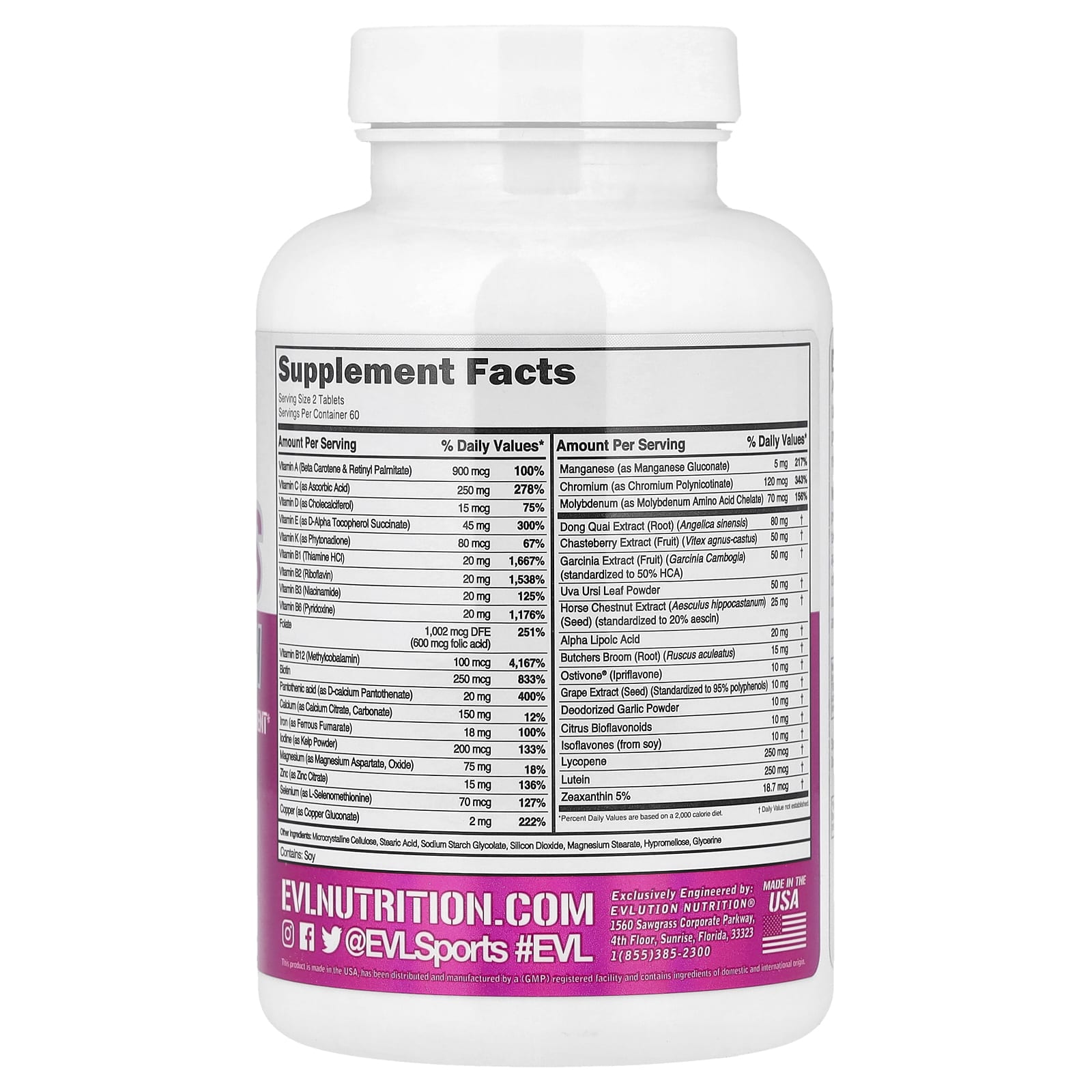 Мультивитамины EVLution Nutrition Women's, 120 таблеток — фото 5