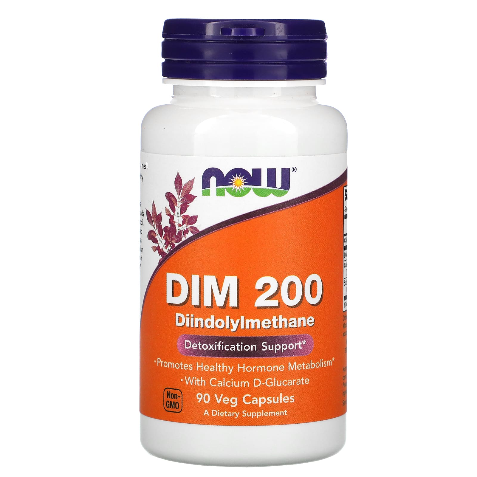 DIM NOW Foods 200, 90 растительных капсул