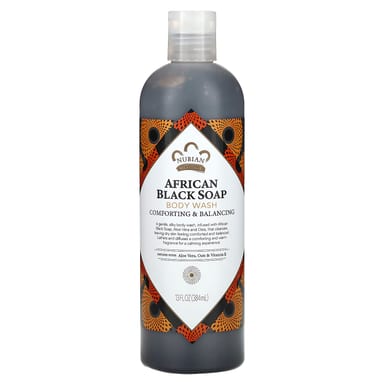 Гель для душа Nubian Heritage African Black Soap, 384 мл