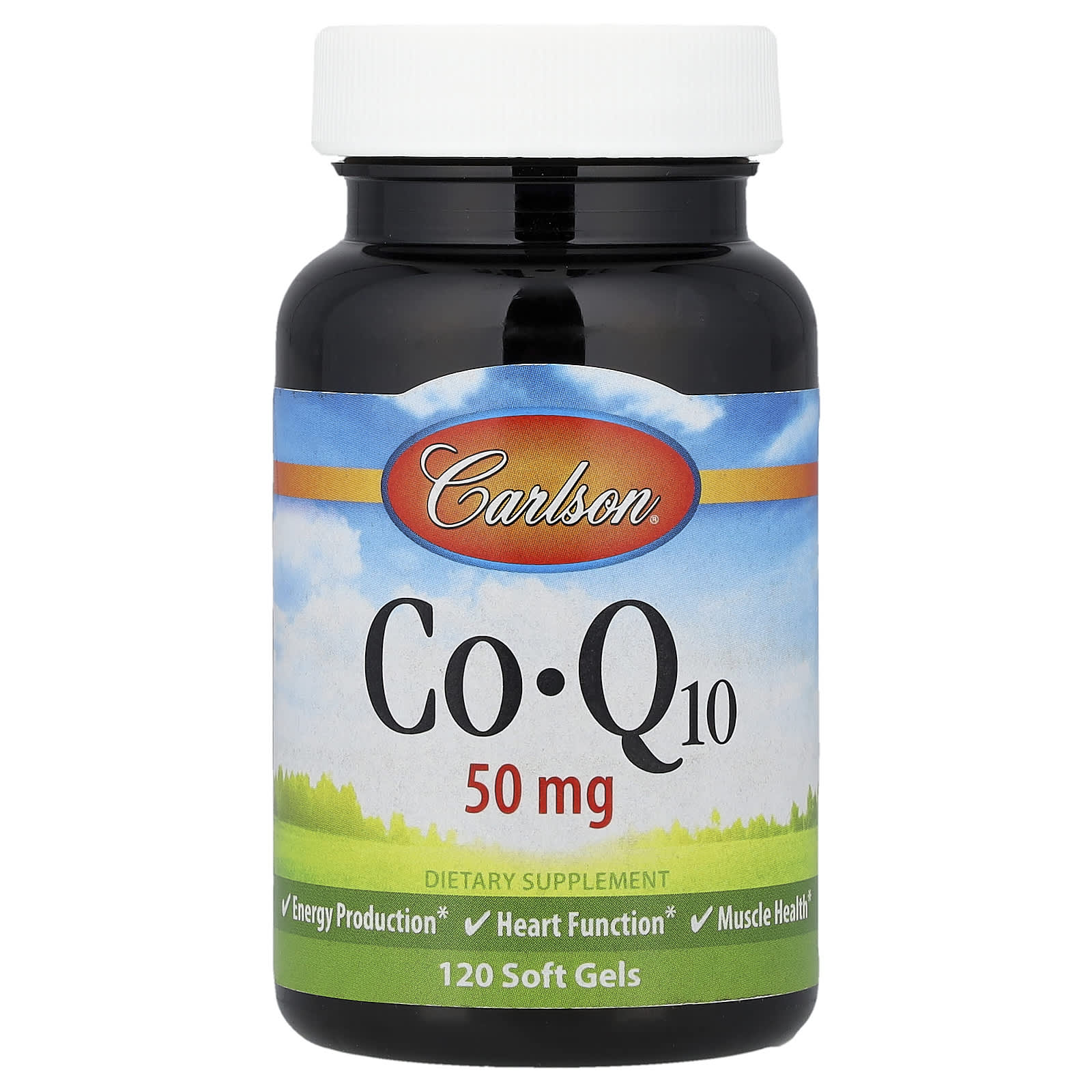 Коэнзим Q10 Carlson, 50 мг, 120 мягких капсул