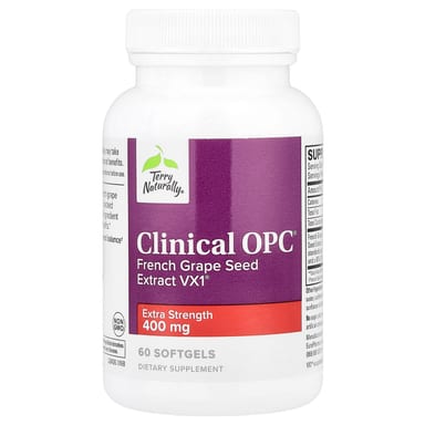 Клинический OPC® Terry Naturally, 400 мг, 60 мягких капсул