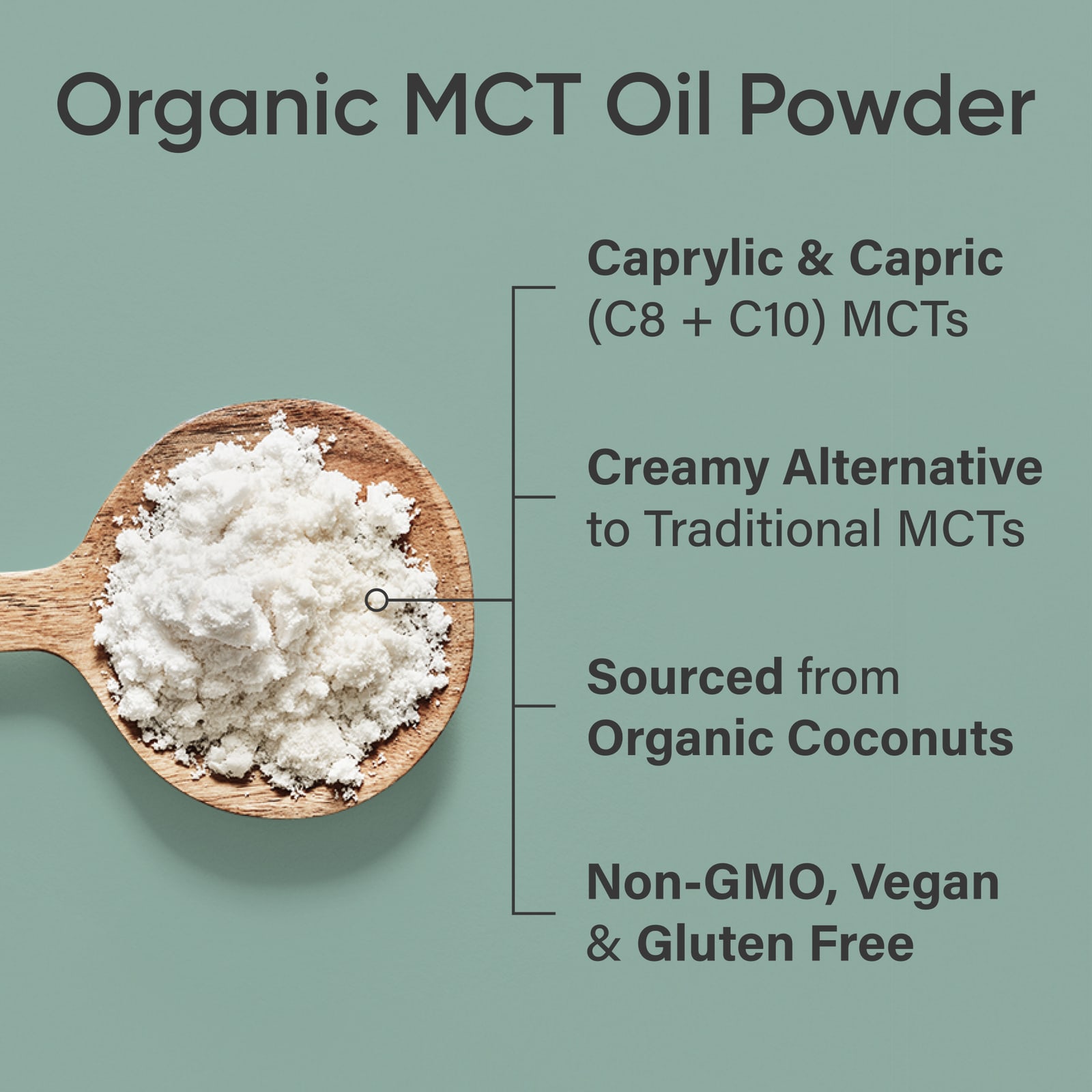 Порошок Sports Research Organic MCT Oil, 300 г — фото 3