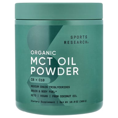 Порошок Sports Research Organic MCT Oil, 300 г