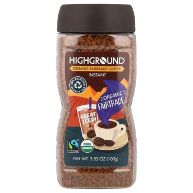 Растворимый кофе Highground Coffee Organic Medium Roast, 100 г