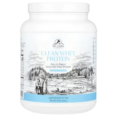 Фото товара: Сывороточный протеин Mt. Capra Clean Unsweetened, 453 г