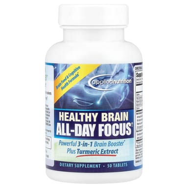 Здоровый мозг All-Day Focus® Applied Nutrition, 50 таблеток