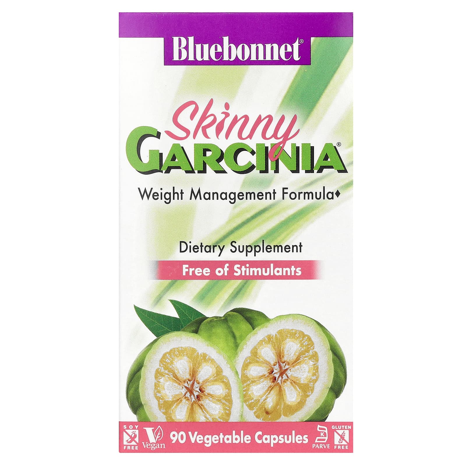 Комплекс Skinny Garcinia Bluebonnet Nutrition, 90 растительных капсул — фото 2